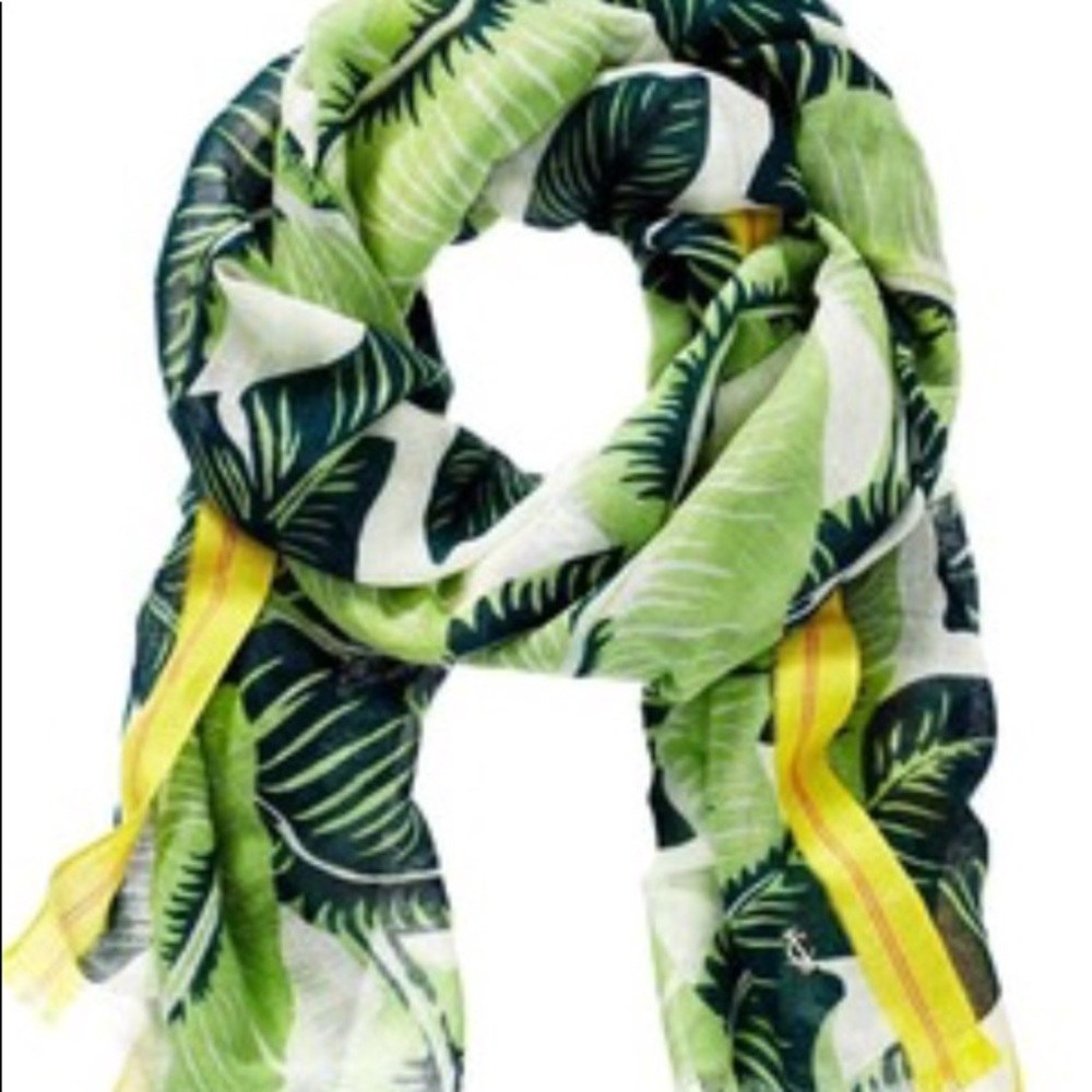 ISO Juicy Couture “Palmetto” scarf in green